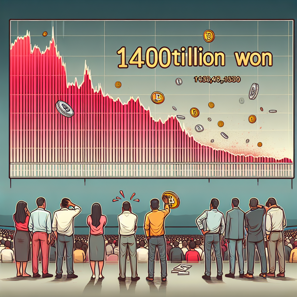 암호화폐 시장, 한 달 만에 1400조 원 증발.