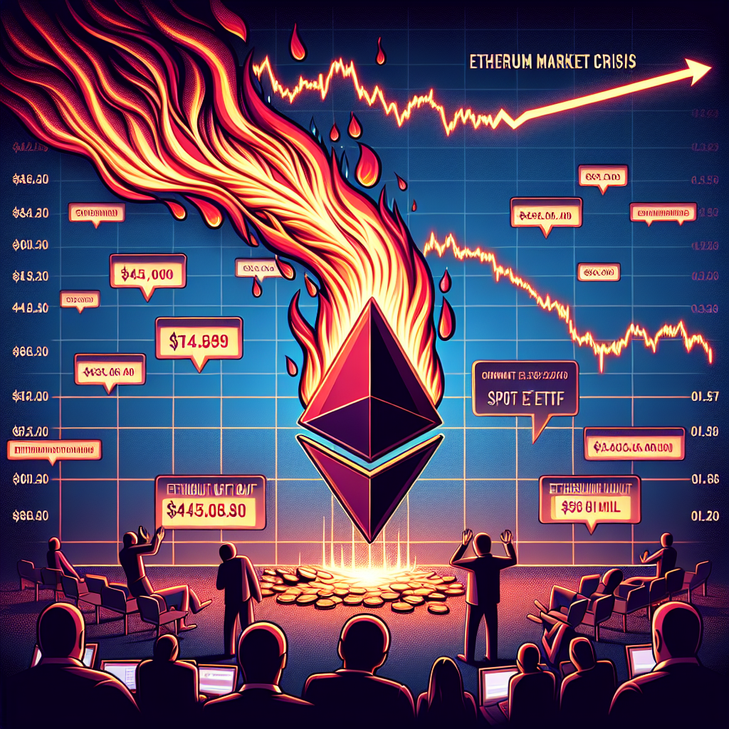 Ethereum 시장 위기: 스팟 ETF 4억 5천 4백만 달러 유출!