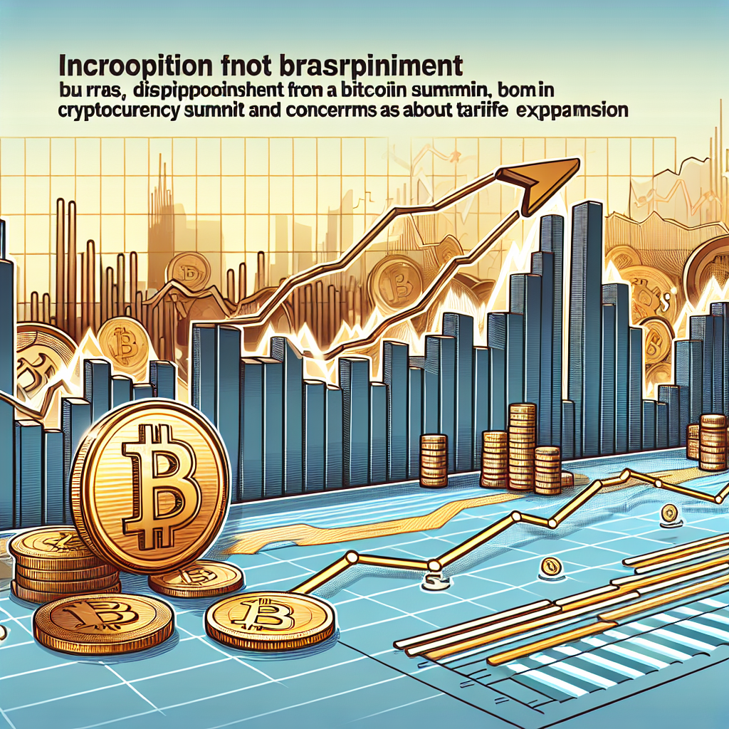 크립토 서밋 실망과 관세 확전 우려로 비트코인 변동성 증가.