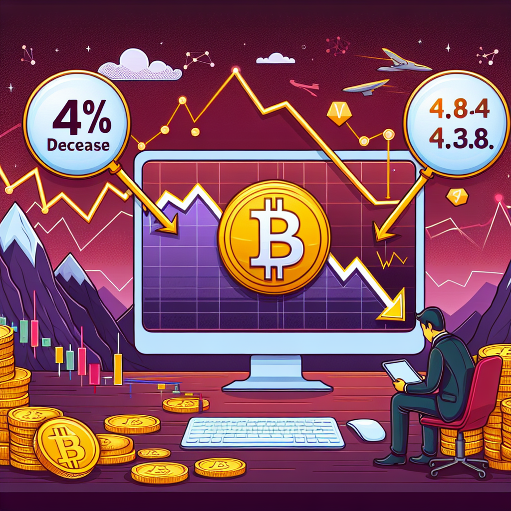 BTC 4% 하락, 매크로 압박과 하락 신호에 더 큰 조정 예고